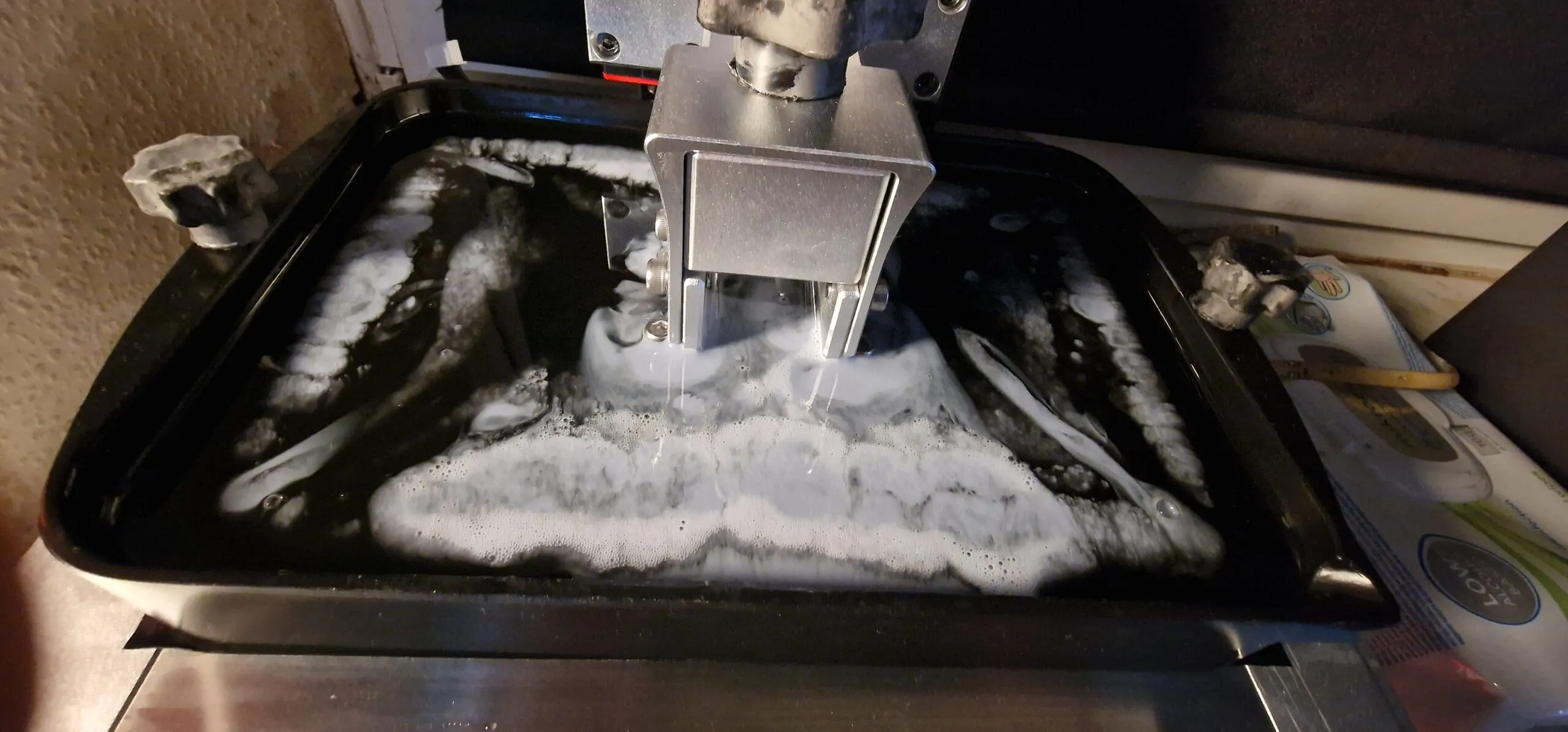 Reinigung nach dem Resin-Druck